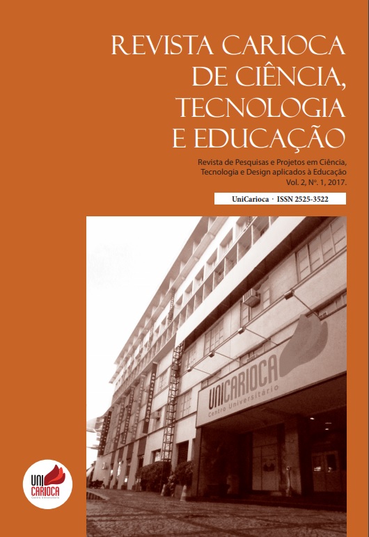 					Visualizar v. 2 n. 1 (2017): Revista Carioca de Ciência, Tecnologia e Educação
				